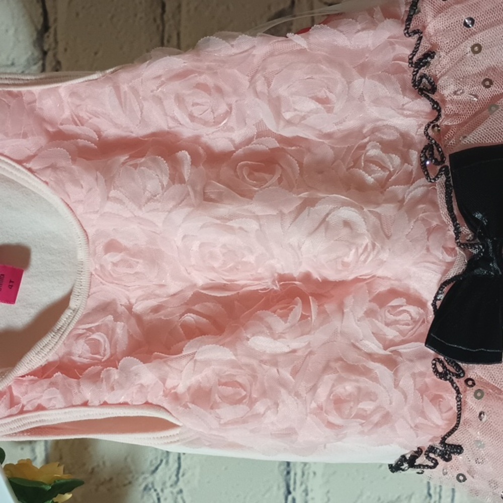 See updated listing Sequence Embellished Roses MeshTutu Dress RoseQuartz - Picture 2 of 9